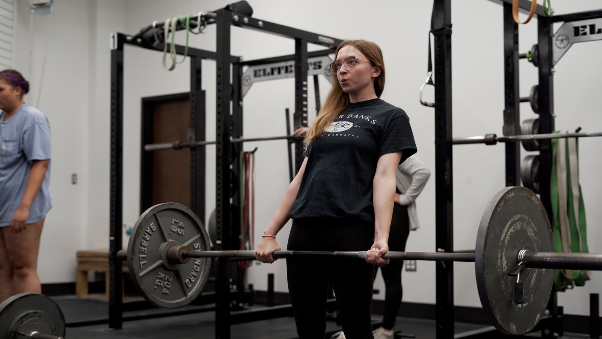 Strength training at X Factor Athletic Performance gym in Richmond VA